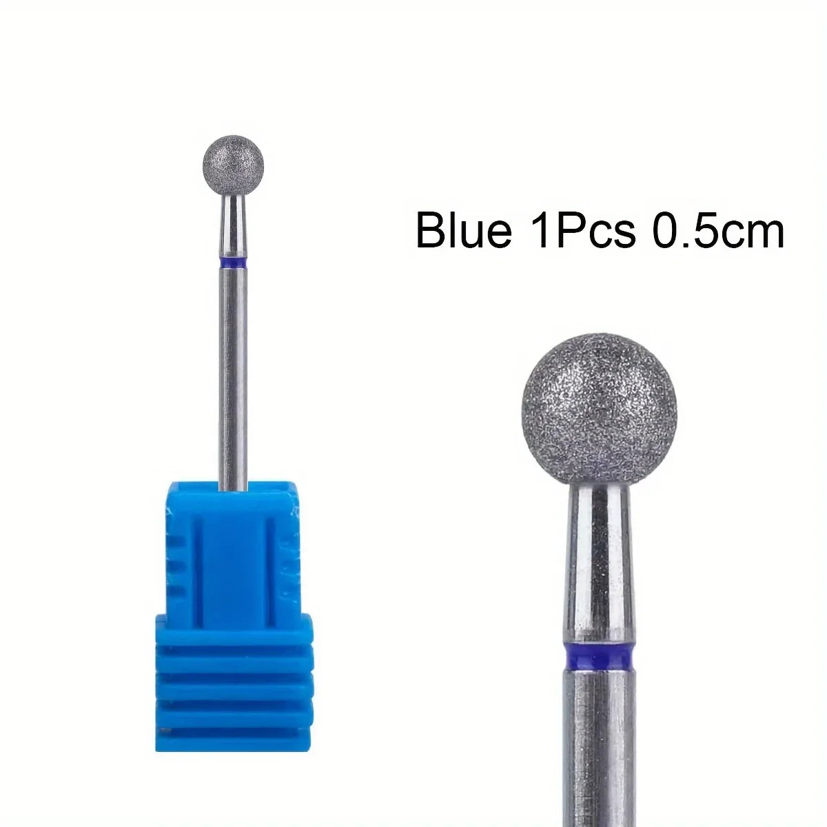 1/2/4Pcs Diamond Nail Drill Bit Set - Rotary Electric Milling Cutters for Manicure, Pedicure, Cuticle & Nail Tools Accessories