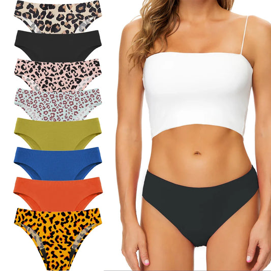 Teen Girls Seamless 4-Layer Leakproof Period Swim Bikini — Fast-Absorb Menstrual Beachwear