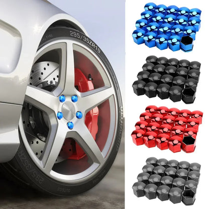 20PCS Car Wheel Nut Caps – Anti-Rust Tire Bolt Covers, 17/19/21mm Hub Protection & Exterior Decoration