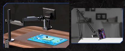 TOMLOV TM4K-AF 4K Digital Microscope – 2000X Autofocus HDMI Microscope with 8" Display & Flex Arm for Electronics & Phone Repair