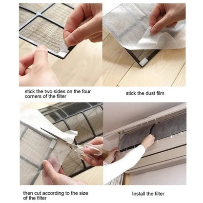 10/2PCS Anti-Dust Air Condition Outlet Filter Mesh - Household Air Conditioner Cleaning Filter