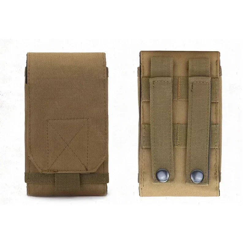 Waterproof Outdoor Camo Tactical Phone Holder – Nylon Waist Belt EDC Hunting Bag