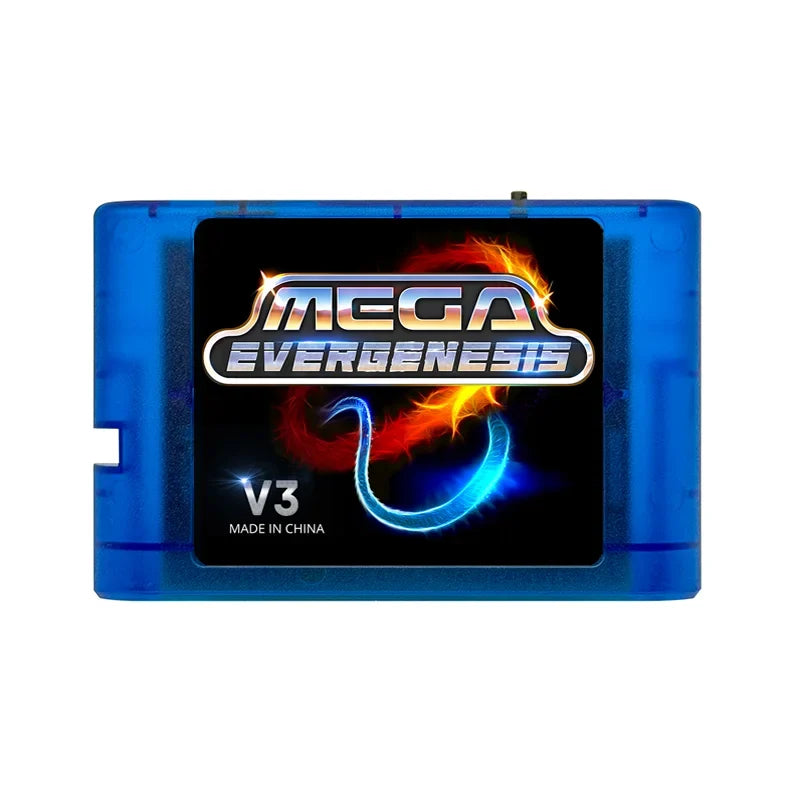 3000 in 1 Mega Genesis V3 Pro Game Card - 4GB TF Memory Card for SEGA Genesis Mega Drive Console