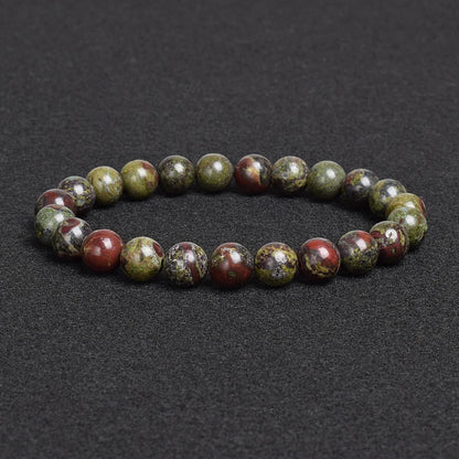 Genuine Natural Stone Beaded Bracelet – Apatite, Lapis Lazuli, Agate & Tiger Eye High Quality Crystal Gem Jewelry Bangle for Men & Women