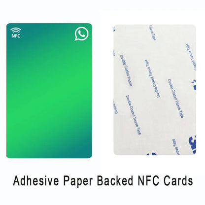 New Design Printed NFC Card – Instagram, Facebook & Google Reviews Pop-Up NFC Chip Card