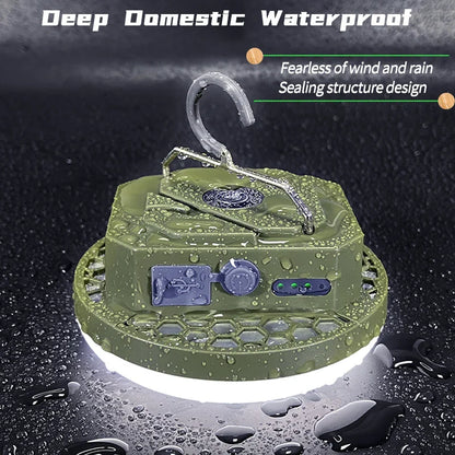 MOSLIGHTING 9900mAh Rechargeable Camping Lantern — Powerful LED Flashlight with Magnet, Portable Tent & Work Light