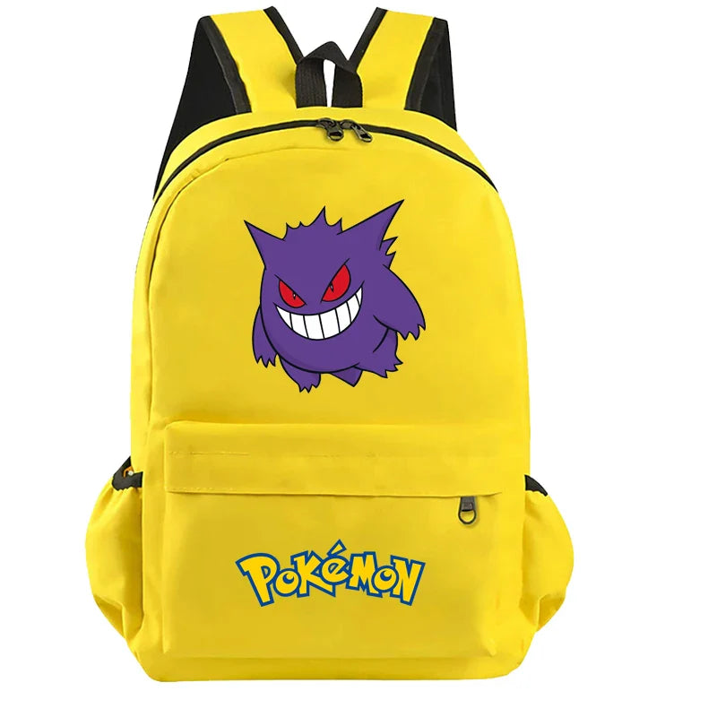 Pokemon Kids Backpack — Pikachu, Charizard, Bulbasaur, Snorlax & Eevee Schoolbag Cartoon Gift