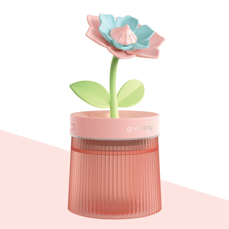 2024 Portable USB Ultrasonic Humidifier – Colorful Cup Aroma Diffuser, Cool Mist Maker & Air Purifier with Light