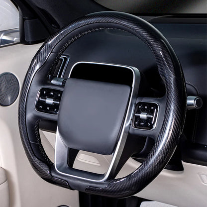 Universal 36-38cm Car Steering Wheel Cover — Non-Slip, Breathable, Fits Round & D-Shaped Wheels