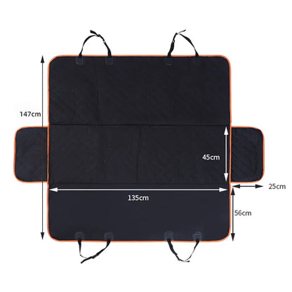 Waterproof Dog Car Seat Cover: Pet Travel Carrier Hammock - Rear Back Seat Protector Mat for Safety and Comfort