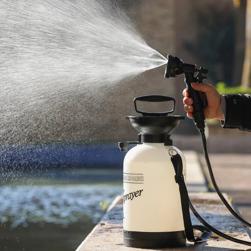 Portable Outdoor Camping Shower – 3/5/8L Manual Pump with 3m Hose for Pet Bath & Car Wash