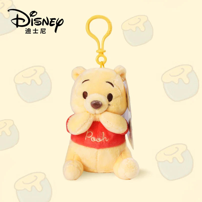 Disney Winnie the Pooh Piglet Plush Keychain — Cute Cartoon Doll Backpack Pendant | Kids Birthday Gift