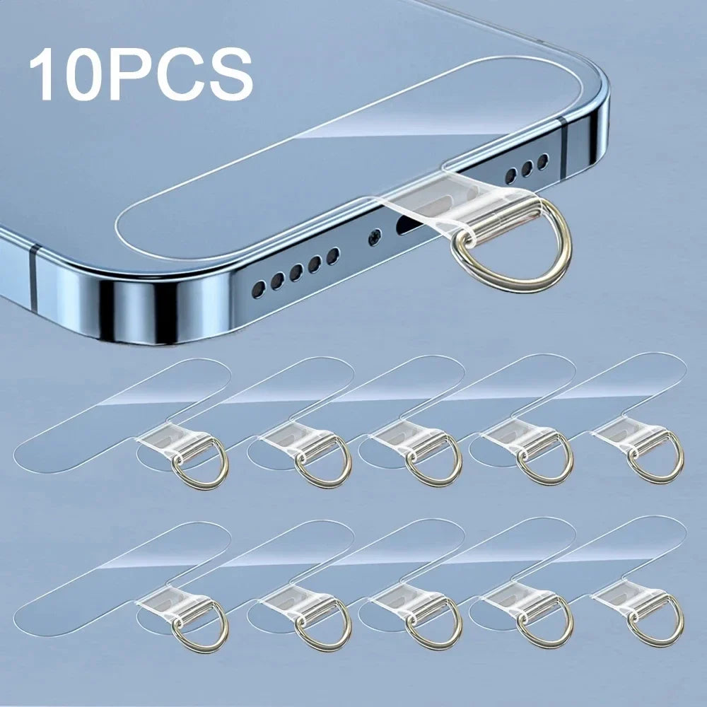Universal TPU Anti-Lost Phone Lanyard – 10/5/1PCS Detachable Nylon Hanging Cord Strap, Card Gasket & Tether Pad