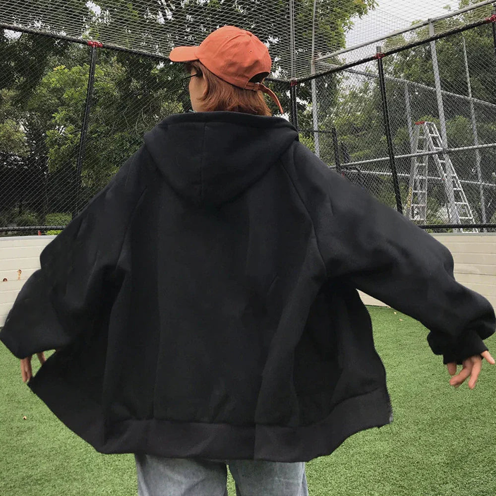 Fashion Zipper Hoodies for Women & Men - Long Sleeve Casual Sweatshirt for Autumn & Winter Sportswear