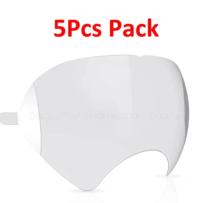 Peel-Off Lens Covers for 3M Respirator Masks – 5/10/20/30/50/100pcs Compatible with 6885, 6000, 6700, 6800 & 6900 Series