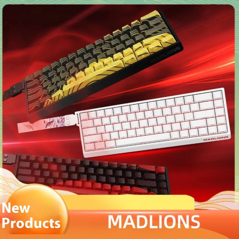 MADLIONS MAD 60/68HE Magnetic Switch Wired Gaming Keyboard – Hot Swap, Rapid Trigger, Customizable PC Gamer Accessory
