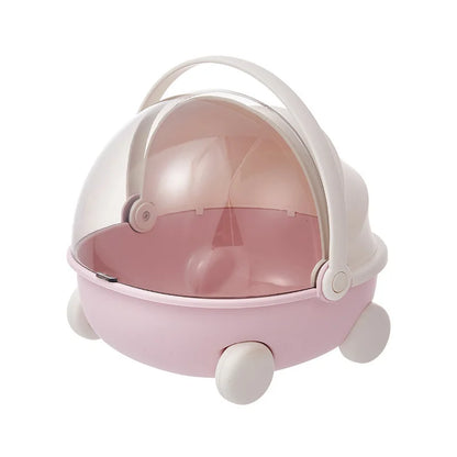 Labubu Baby Stroller Storage Box & Space Module Doll Cradle — Doll Bed Furniture & Accessories for Labubu Dolls