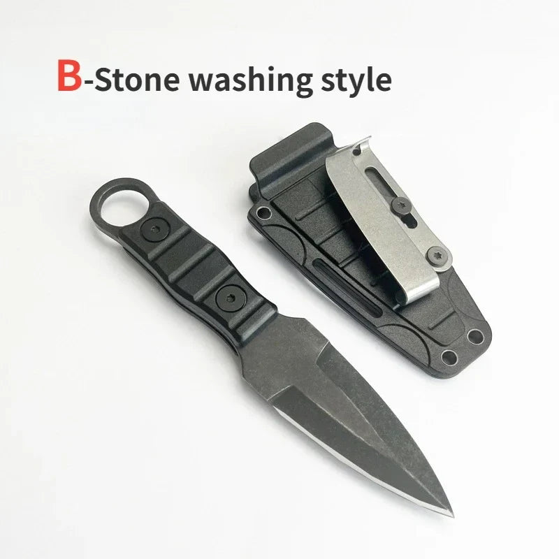 Outdoor Survival Knife - High Hardness EDC Camping Utility Knife with K Sheath