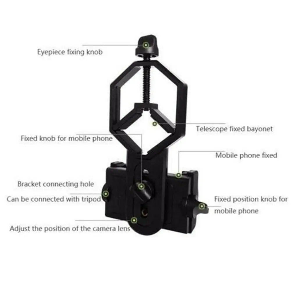 Outdoor Universal Camera & Phone Mount — Durable Telescope Photography Holder