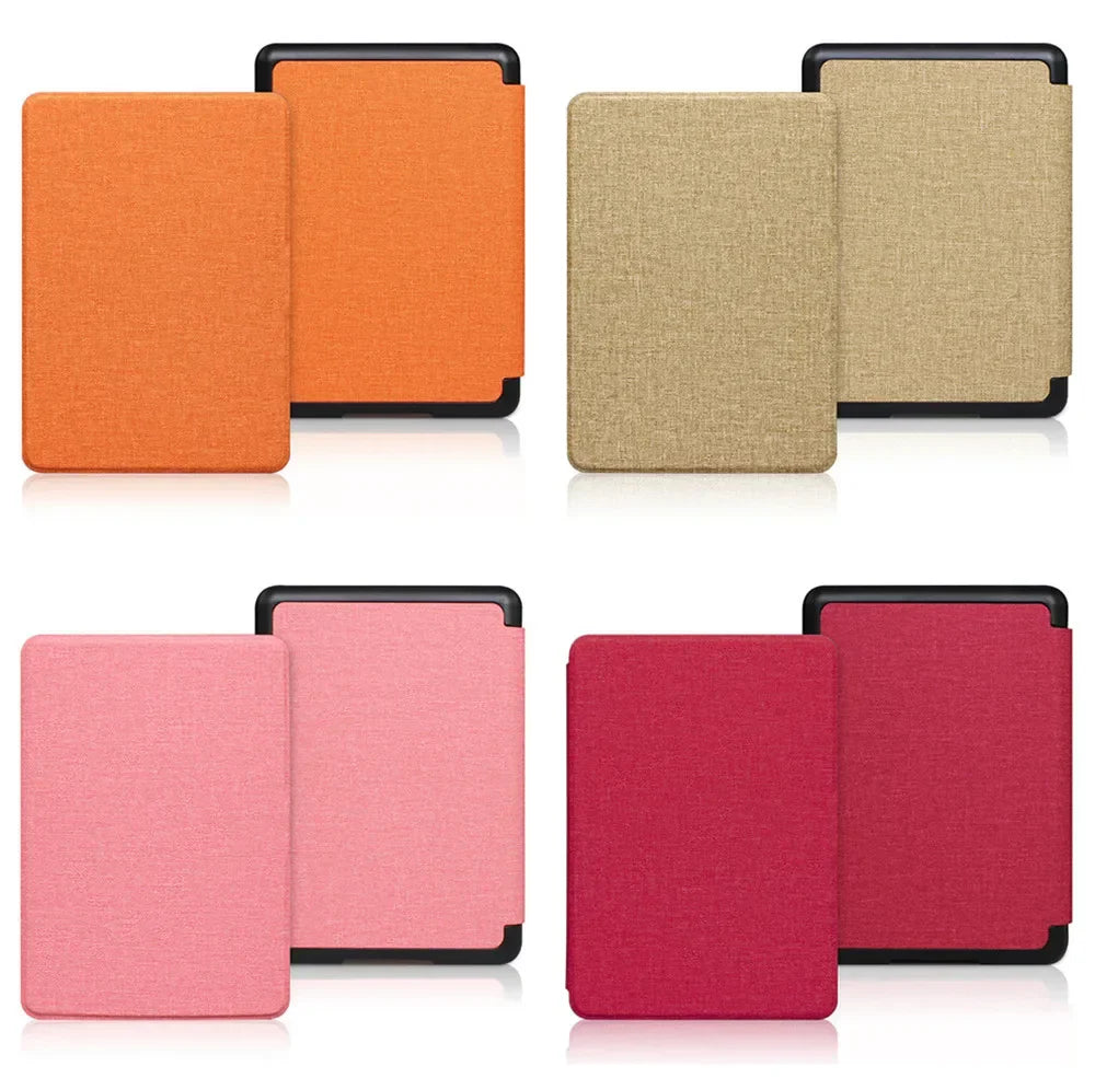 SA568B Leather Case for Kindle Paperwhite 12th Gen 2024 Signature Edition – 7-Inch Cover with Hand Strap & Auto Sleep