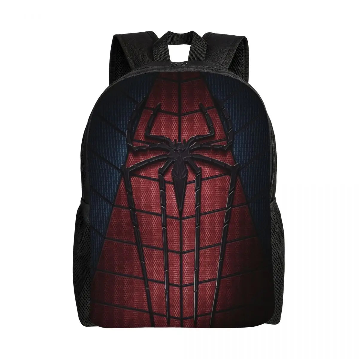 Custom Spider-Man Web Backpack – Water-Resistant School & College Bag for Men and Women