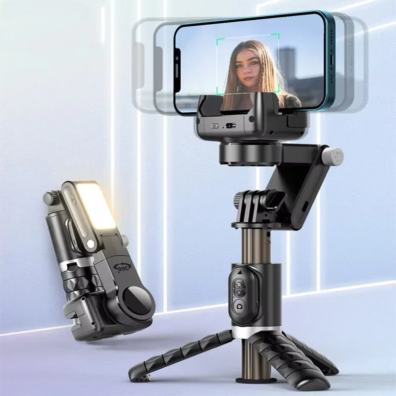 360° Rotation Gimbal Stabilizer & Selfie Stick – Tripod for iPhone & Smartphone Live Photography