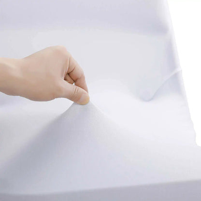 READOR White Spandex Chair Covers – 30/50/100Pcs Stretch Slipcovers for Wedding, Party & Banquet Folding Chairs