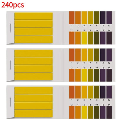 80-800pcs PH Litmus Test Strips — Professional 1-14 Indicator Paper for Water, Cosmetics, Soil Acidity Testing and Measurement