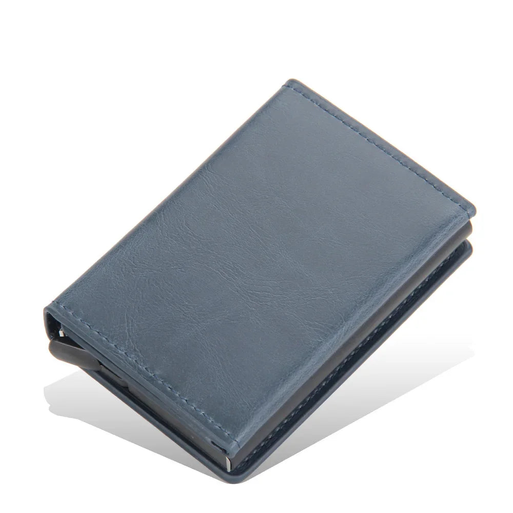 Anti-Theft RFID Credit Card Holder – Smart Minimalist Slim Wallet for Men & Women, Cardholder & Cash Case