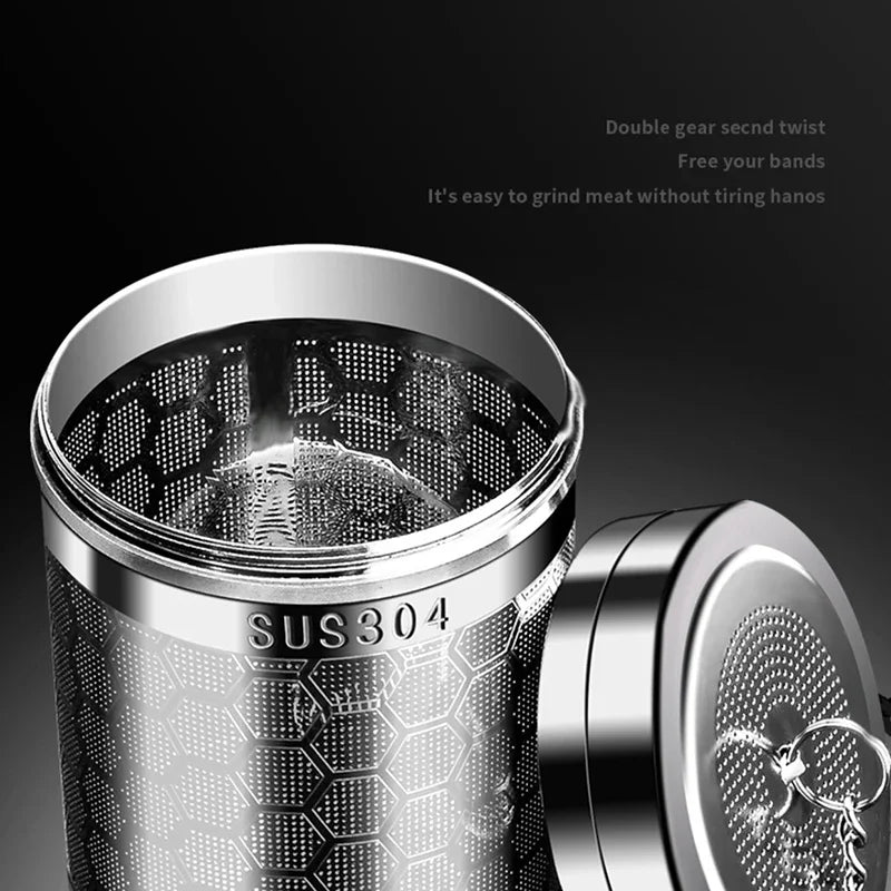 Stainless Steel Tea Infuser – Extra Fine Mesh Strainer for Loose Tea with Extended Chain Hook