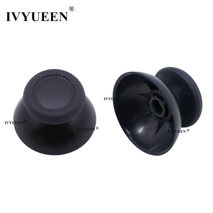 IVYUEEN 100PCS Black Analog Stick Caps – Thumb Grip Covers for PS5, PS4, PS3 & Xbox Controllers