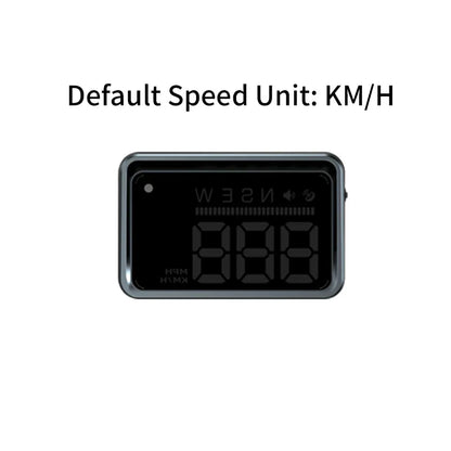 KWHUD GPS Head-Up Display Speedometer – Digital Windshield Projector USB Plug & Play Car Speed Monitoring Device