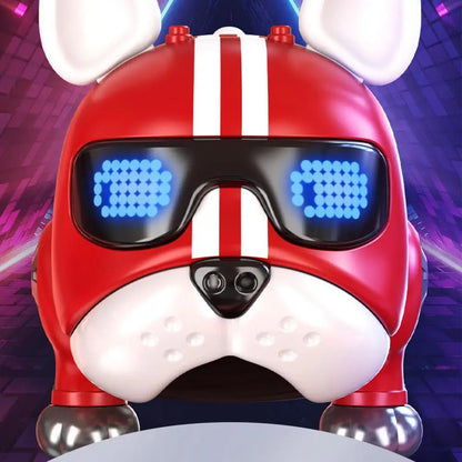 Dance & Music Bulldog Robot Toy - Intelligent Interactive Dog with Lights for Kids & Early Learning
