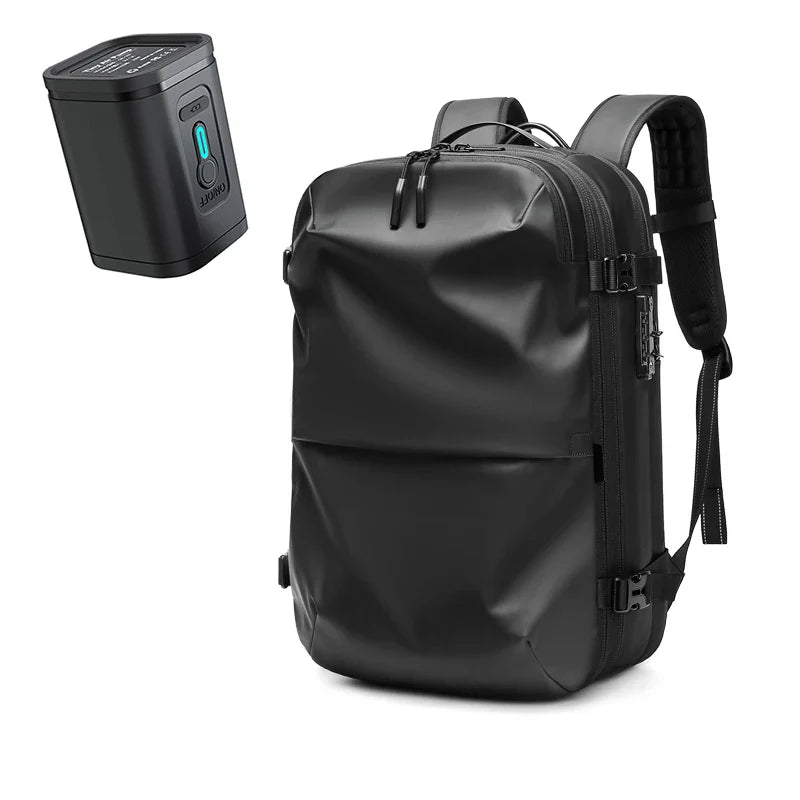 Men's Travel Backpack – Vacuum Compression, 17-Inch Laptop Backpack, Large Capacity Business & School Backpack, Expanded Hiking Bag