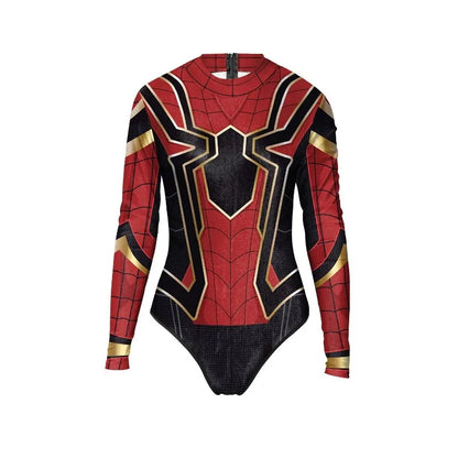 2024 New Superhero 3D Print Bodysuit – Superman , Spiderman & Iron Man Cosplay Costume for Men & Women Adults