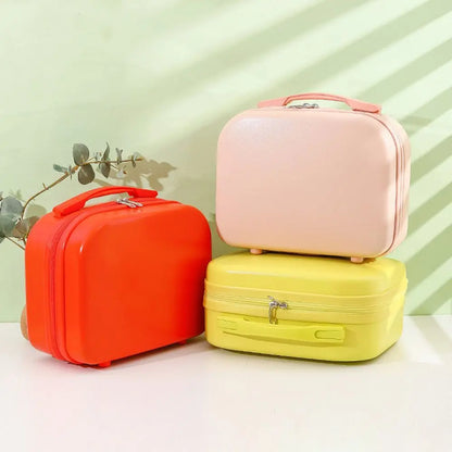 14 Inch Mini Women’s Carry-On Suitcase – Short Trip Travel Luggage & Makeup Bag