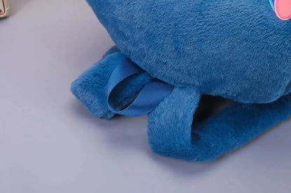 Disney Stitch Plush Backpack – Large-Capacity Cartoon School Bag for Kids & Kindergarten Gift