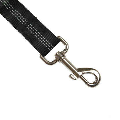 Durable Nylon Dog Seat Belt - Adjustable Reflective Elastic Lead for Small & Large Dogs - Ensures Puppy Travel Car Safety, Ideal for French Bulldogs