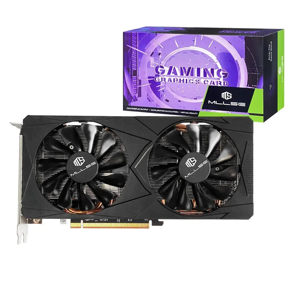 MLLSE AMD RX 5700 XT 8GB Graphics Card – GDDR6, 256Bit, PCI-E 4.0×16, 6+8Pin Radeon GPU for Gaming Video Card