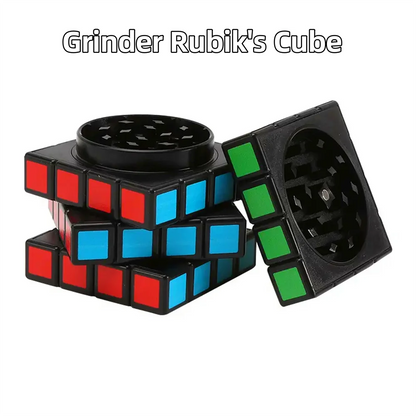 Magnet Magic Cube Four Layers Grinder - Multifunctional 1.8-Inch Cigarette Shredder and Spice Crusher