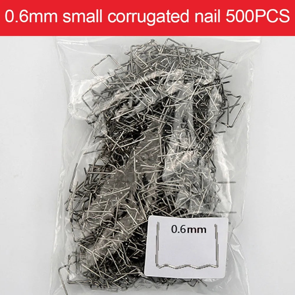 500PCS Hot Stapler Staples: Automotive Repair Welding Wire Kit for Car Bumper Repair - Plastic Welder Machine Accessories