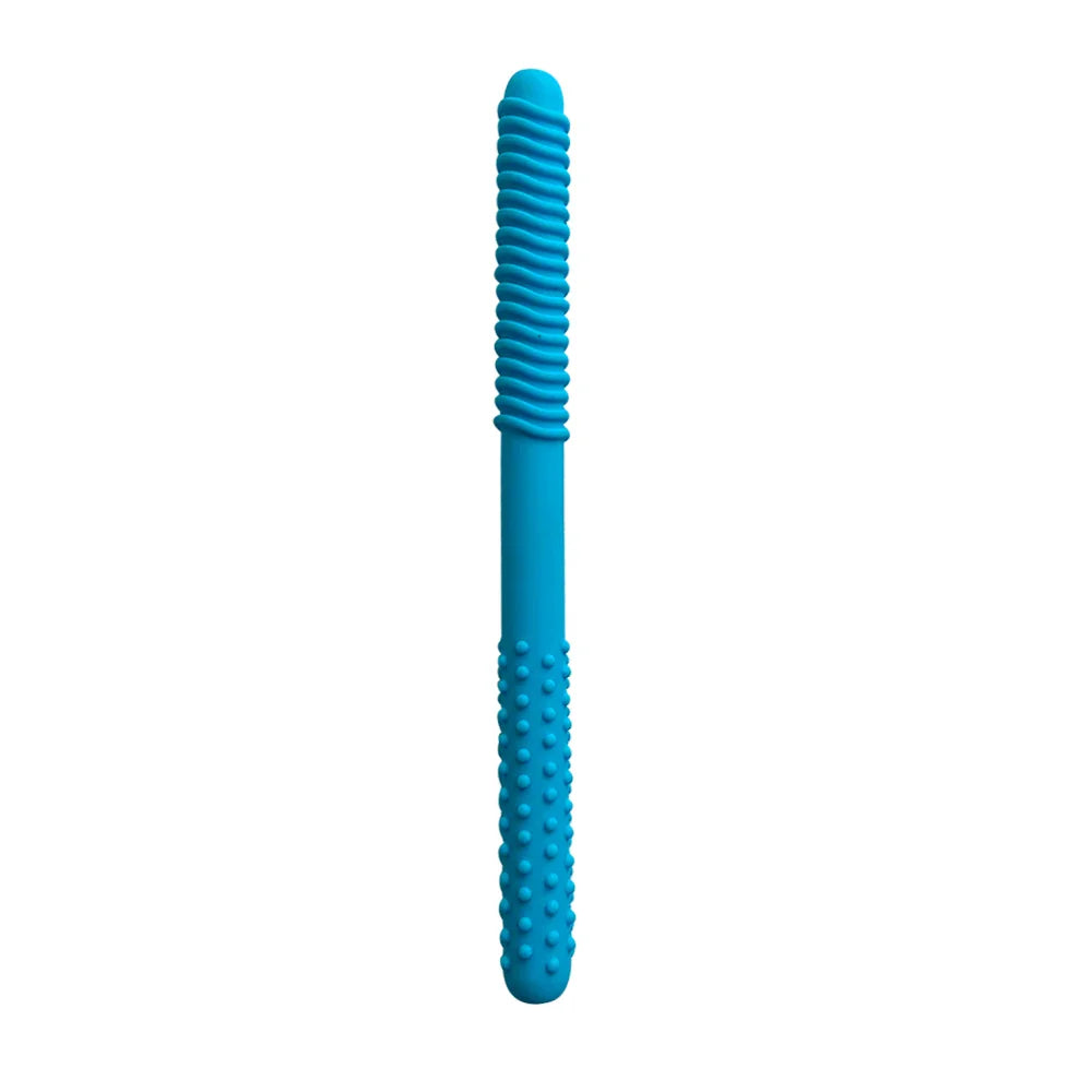1/6pcs Baby Teething & Speech Therapy Chew Tubes – Hollow Molar Straw Oral Motor Training Teether Toys for Kids with Handle Grip