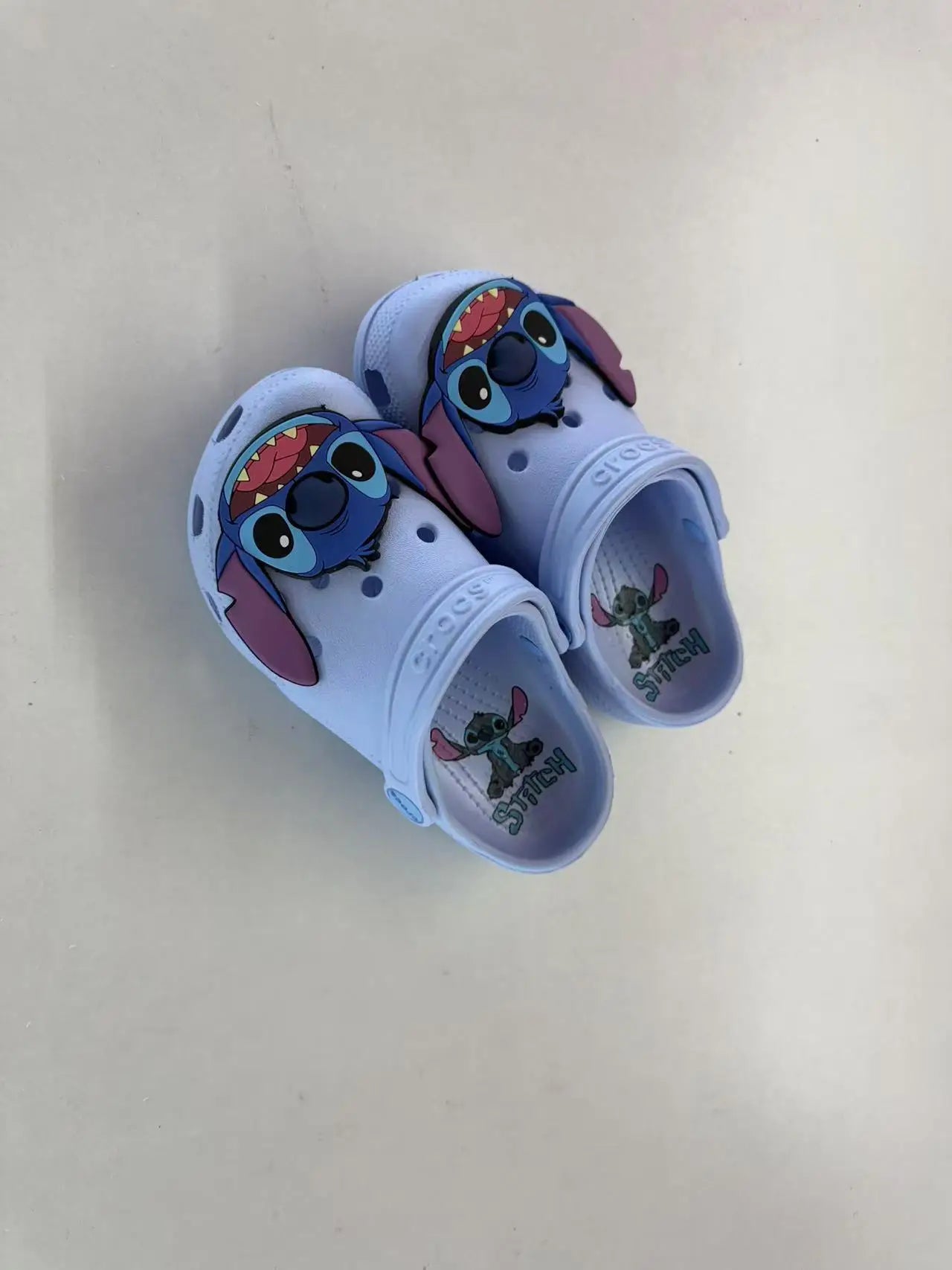 New Disney Lilo & Stitch Cartoon Beach Shoes – Non-Slip Breathable Casual Footwear for Boys, Girls & Adults