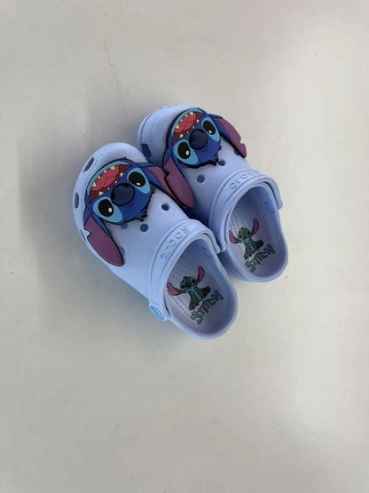 New Disney Lilo & Stitch Cartoon Beach Shoes – Non-Slip Breathable Casual Footwear for Boys, Girls & Adults