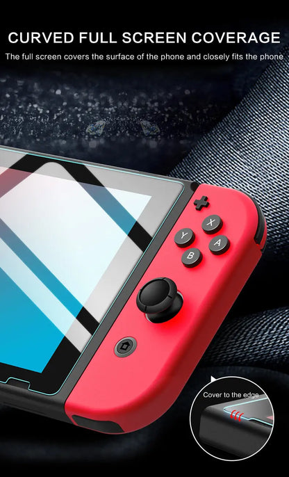 SmartDevil HD Tempered Glass Screen Protector – Full Cover for Nintendo Switch, Switch Lite & OLED
