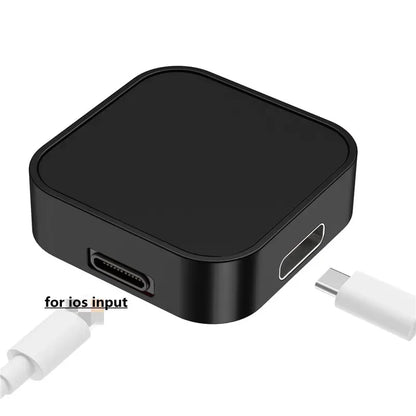 Portable Wireless Type-C & 8-Pin Charger – Fast Charging Dock for Apple Watch Series 1-9 & SE Ultra