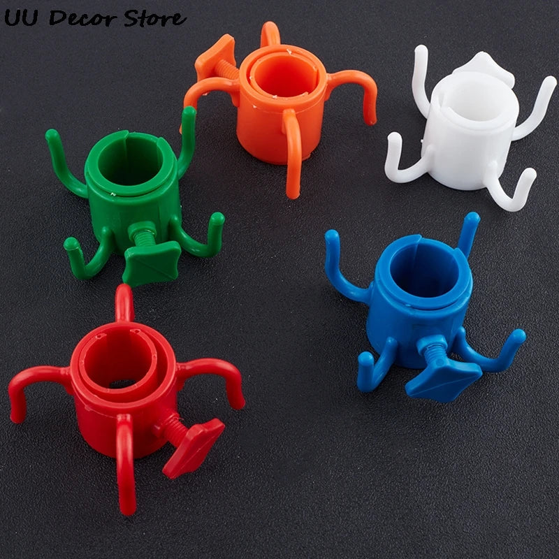 Beach Umbrella Hanging Hook - 4-Prongs Plastic Hook for Towels, Hats, Clothes, Camera, Sunglasses, Bags - Durable