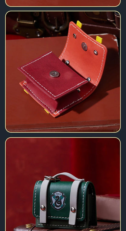 Harry Potter College Style Leather Bag – Portable Headset Protection & Storage Ba