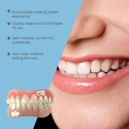 Denture Silicone Kit – Soft Denture Liners for Upper & Lower Teeth, Easy Use Dental Care Replacement Set