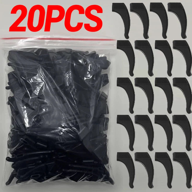 Anti-Slip Silicone Ear Hooks for Glasses | Elastic Eyewear Grip, Temple Holder & Fastener Accessories